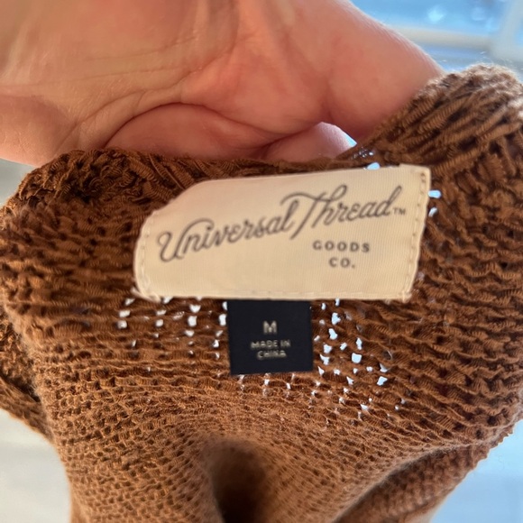 Universal thread brown knit tank - Picture 5 of 5